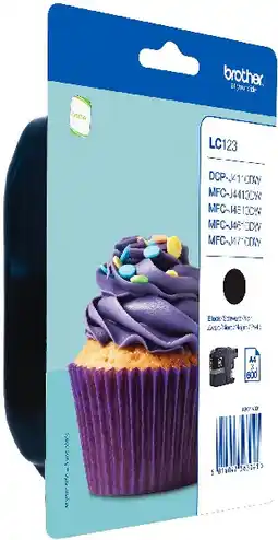 MediaMarkt Brother Lc123 Zwart (lc123bkbp) aanbieding