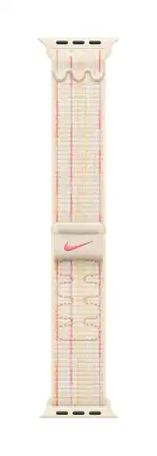 MediaMarkt Apple 46mm Nike Sport Loop Smartwatch-band Sterrenlicht/roze aanbieding