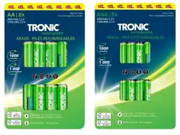 Lidl TRONIC Oplaadbare batterijen 8-pack aanbieding