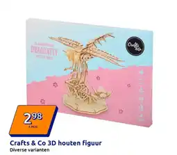 Action Crafts & Co 3D houten figuur aanbieding
