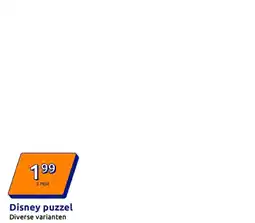Action Disney puzzel aanbieding