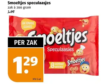 Poiesz Smoeltjes speculaasjes 200 gram aanbieding