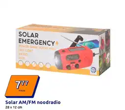 Action Solar AM/FM noodradio aanbieding