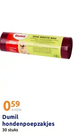 Action Dumil hondenpoepzakjes aanbieding