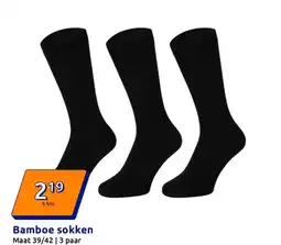 Action Bamboe sokken aanbieding