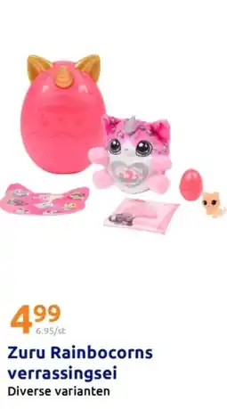 Action Zuru Rainbocorns verrassingsei aanbieding