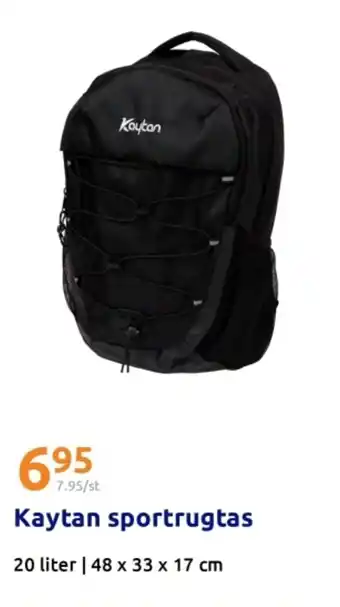 Action Kaytan sportrugtas aanbieding