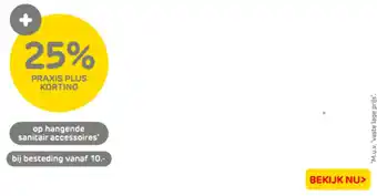 Praxis Op hangende sanitair accessoires aanbieding