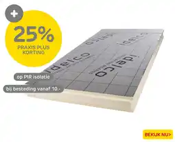 Praxis PIR isolatie aanbieding