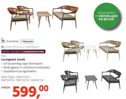 HANOS Kaja Loungeset Jonah aanbieding