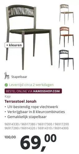 HANOS Terrasstoel Jonah aanbieding