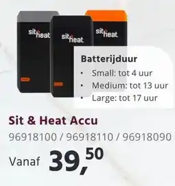 HANOS Sit & Heat Accu aanbieding
