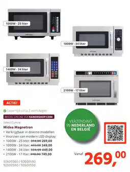 HANOS Midea Magnetron aanbieding