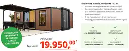 HANOS Tiny House Madrid 20 DELUXE - 37 m² aanbieding
