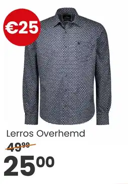Van Dal Mannenmode Lerros overhemd aanbieding