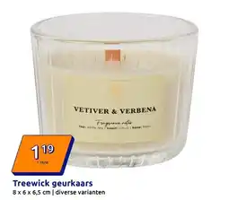 Action Treewick geurkaars aanbieding