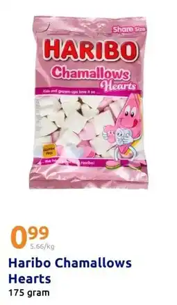Action Haribo Chamallows Hearts aanbieding