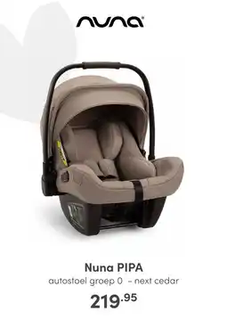 Baby & Tiener Nuna pipa aanbieding