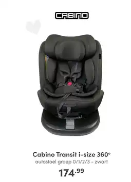 Baby & Tiener Cabino transit i-size 360° aanbieding