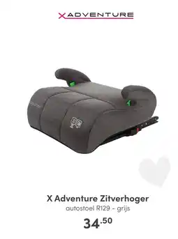 Baby & Tiener X adventure zitverhoger aanbieding
