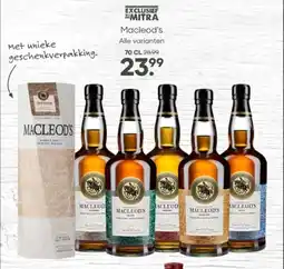 Mitra Macleod's aanbieding