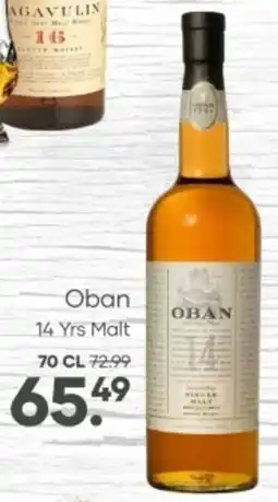 Mitra Oban 14 Yrs Malt aanbieding
