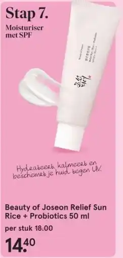 Etos Beauty of joseon relief sun rice + probiotics aanbieding