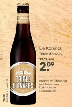 Mitra De Koninck Triple d'Anvers aanbieding
