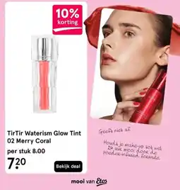 Etos Tirtir waterism glow tint 02 merry coral aanbieding