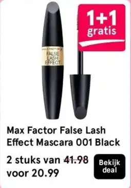 Etos Max factor false lash effect mascara 001 black aanbieding