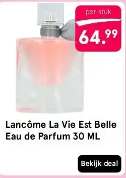 Etos Lancôme La Vie Est Belle Eau de Parfum 30 ML aanbieding