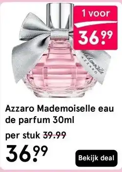 Etos Azzaro Mademoiselle eau de parfum 30ml aanbieding