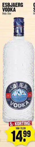 Super Dirck 3 ESBJAERG VODKA aanbieding