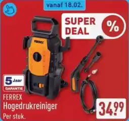ALDI Ferrex Hogedrukreiniger aanbieding