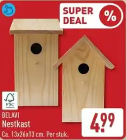 ALDI Belavi Nestkast aanbieding