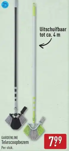 ALDI Gardenline Telescoopbezem aanbieding