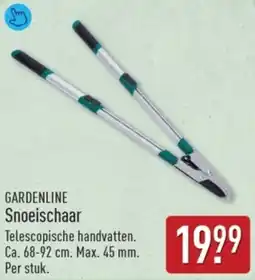 ALDI Gardenline Snoeischaar aanbieding