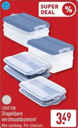 ALDI Crofton Stapelbare Vershouddozenset aanbieding