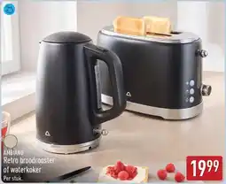 ALDI Ambiano Retro broodrooster of waterkoker aanbieding