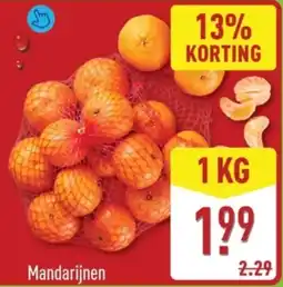 ALDI Mandarijnen aanbieding