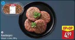ALDI Kaasburgers aanbieding