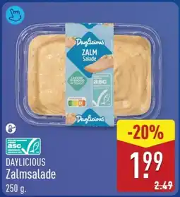 ALDI Daylicious Zalmsalade aanbieding