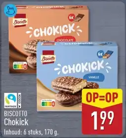 ALDI Biscotto Chokick aanbieding
