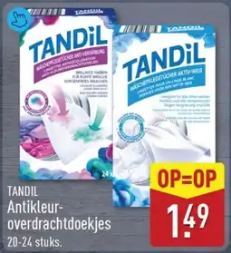 ALDI Tandil Anti Kleuroverdracht Doekjes aanbieding