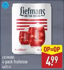 ALDI Liefmans Fruitesse aanbieding