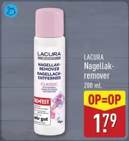 ALDI Lacura Nagellak Remover aanbieding