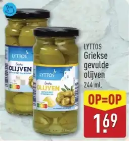 ALDI Lyttos Griekse Gevulde Olijven aanbieding