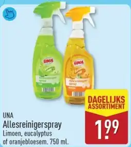 ALDI Una Allesreiniger Spray aanbieding