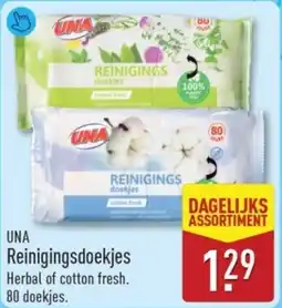 ALDI Una Reinigingsdoekjes aanbieding