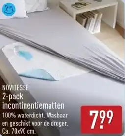 ALDI Novitesse Incontinentiematten aanbieding